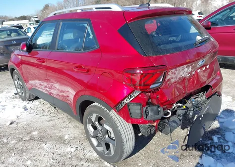 2025 Hyundai Venue Sel из США, поврежденный, VIN KMHRC8A39SU404704